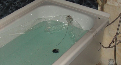 Установкой акрилового вкладыша | Мякинино